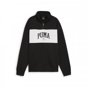 Damska bluza z kapturem i zamkiem 1/4 PUMA SQUAD PUMA Black