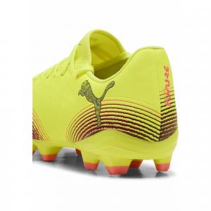 Buty piłkarskie FUTURE 8 PLAY FG/AG PUMA Yellow Alert Black Sun Struck Pink