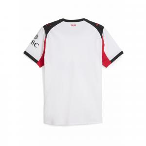 Męska koszulka wyjazdowa authentic AC Milan 25/26 PUMA White For All Time Red