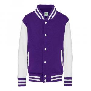 Kurtka Dziecięca W Kontrastowe Paski Varsity