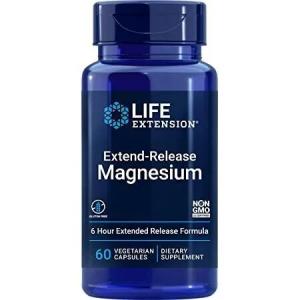 Magnez o Przedłużonym Uwalnianiu Life Extension 60 kapsułek roślinnych