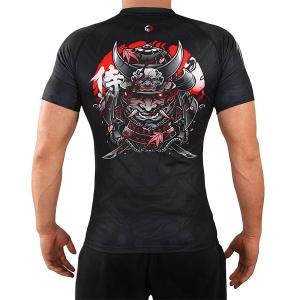 Rashguard do MMA męski Ground Game SAMURAI 2.0 z krótkim rękawem