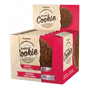 Ciastko Białkowe Double Choc Chips Weider 12 x 90g
