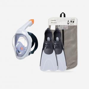 Zestaw do snorkelingu Subea maska Easybreath + płetwy