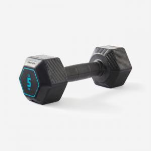 Hantla do cross treningu i treningu siłowego Corength Hex Dumbbell 5 kg