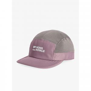 Czapka z daszkiem Mons Royale Velocity Trail Cap - mauve