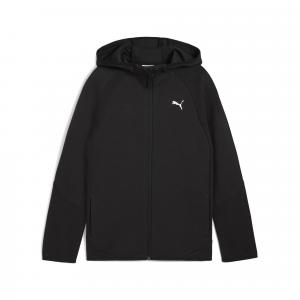 Młodzieżowa bluza Evostripe z kapturem zapinana na suwak PUMA Black