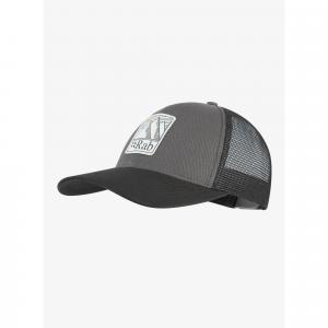 Czapka z daszkiem Rab Dihedral Badge Cap - graphene/beluga