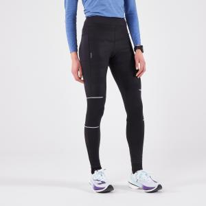 Legginsy do biegania damskie Kiprun Warm Rain ocieplane