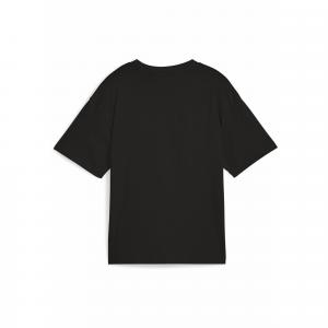 Młodzieżowa koszulka Essentials Boxy PUMA Black