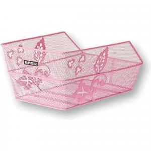 Kosz Rowerowy Cento S Fm Flower Z Mocowaniem Stałym 36 X 26 X 18 Cm - Różowy