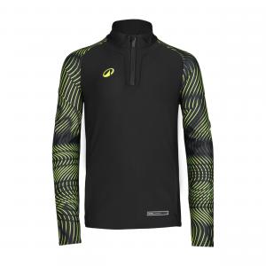 Bluza piłkarska na krótki suwak dla dzieci Kipsta Viralto Wavy Club