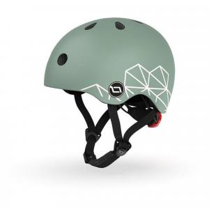 Kask dla dzieci Scootandride XXS-S dla dzieci 1-5 lat Green Lines