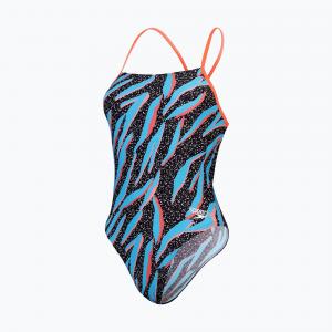 Strój pływacki jednoczęściowy Speedo Allover Digital Lattice Tie-Back