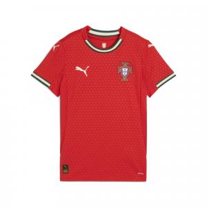 Damska koszulka domowa Portugalia 2025 PUMA Sport Red Sugared Almond Beige