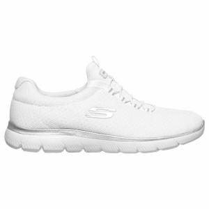 Obuwie Sportowe Damskie Skechers Summits Biały