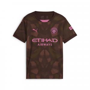 Młodzieżowa koszulka bramkarska z krótkim rękawem Manchester City 24/25 PUMA