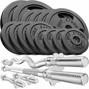 Zestaw obciążeń żeliwnych Hop-Sport Strong 76kg