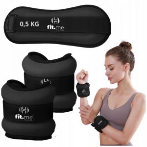 Obciążniki ciężarki na kostki nadgarstki ręce nogi 2x0,5kg ciężarki fit.me
