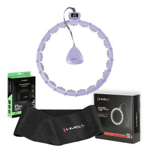 Zestaw Hula Hop magnetyczny HHM14 z licznikiem + Pas BR163 Plus Size HMS
