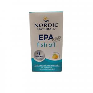 Kwasy EPA Xtra 1640 mg Omega 3 Nordic Naturals Cytryna 60 kapsułek