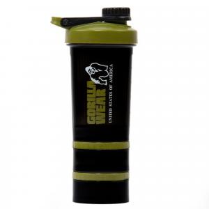 Shaker Gorilla Wear 2 GO z pojemnikami na odżywki 500 ml