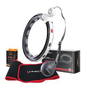 Zestaw hula hop magnetyczny z licznikiem HHM15 + pas wyszczuplający BR163 HMS