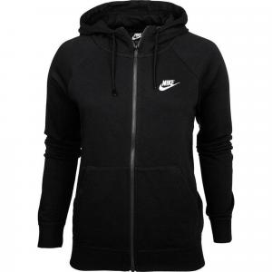 Bluza bawełniana damska Nike Essentials Hoodie FZ FLC