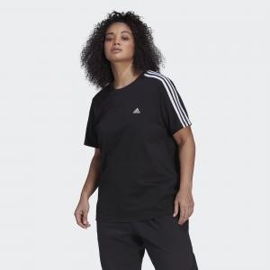 Koszulka treningowa damska adidas Essentials Slim 3-Stripes Tee (Plus Size)