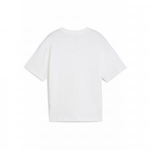 Młodzieżowa koszulka Essentials Boxy PUMA White