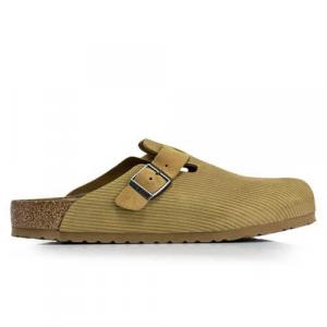 Klapki unisex Birkenstock Boston Corduroy Cork