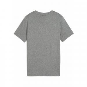 Młodzieżowa koszulka Essentials Colour z logo No.1 PUMA Medium Gray Heather