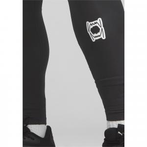 Męskie legginsy do koszykówki Hoops Team Baselayer PUMA Black