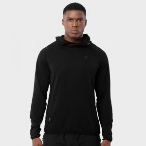 Mężczyzna Fitness męska bluza Black Square SIROKO Czarny