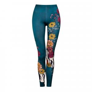 Legginsy sportowe damskie DEEP TRIP Garden