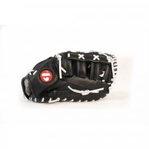 Rękawica baseballowa skórzana GL-301 REG czarna (do rzucania praworęcznymi)