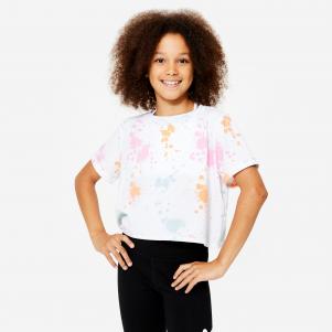Koszulka do tańca modern jazz dla dzieci Domyos crop top