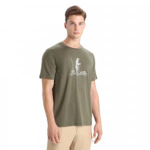 Koszulka Turystyczna Męska Icebreaker Tech Lite II SS Tee Polar Paddle T-Shirt