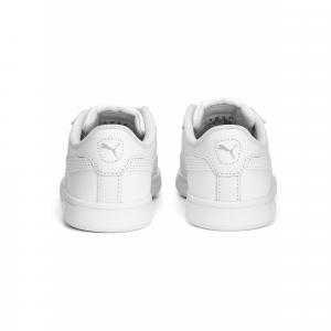 Dziecięce skórzane sneakersy Smash 3.0 V PUMA White Cool Light Gray