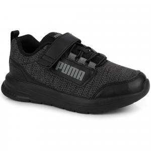 Buty dziecięce sportowe sneakersy na rzep czarne PUMA EVOLVE