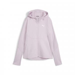 Damska rozpinana bluza EVOSTRIPE z kapturem PUMA Grape Mist Purple