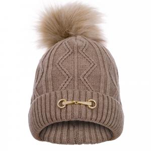 Czapka zimowa Equestrian Queen Eden 24AW damska z pomponem
