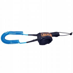 Smycz Bezpieczeństwa SUP ZRAY Leash Pro Niebieska Spiralna 3m do Deski