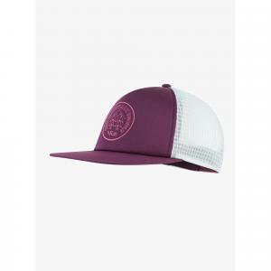 Czapka z daszkiem Rab Cirque Print Cap - mulberry/pewter