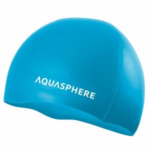Silikonowy Czepek pływacki Aqua Sphere jasny niebieski