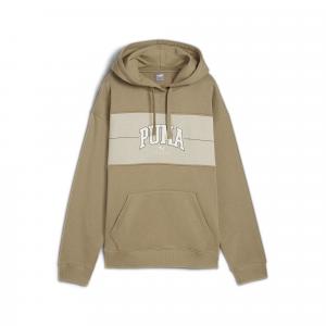 Damska bluza z kapturem PUMA SQUAD o pełnej długości PUMA Oak Branch Beige