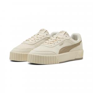 Damskie sneakersy Carina Mia Suede PUMA Alpine Snow Ice Coffee White Beige