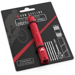 Narzędzie do naprawy opon bezdętkowych z dozownikiem CO2 Kom Cycling TRT02 red