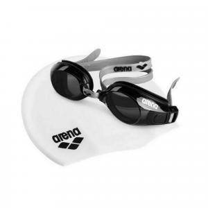 Zestaw okulary i czepek dla dorosłych Pool set