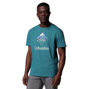 Koszulka bawełniana męska Columbia Rapid Ridge Graphic z krótkim rękawem
